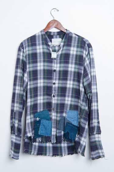 グレッグローレン　50×50 スタジオシャツ。サイズ1。 GREG LAUREN（グレッグローレン）の「RIVER/DENIM 50-50 BOXY