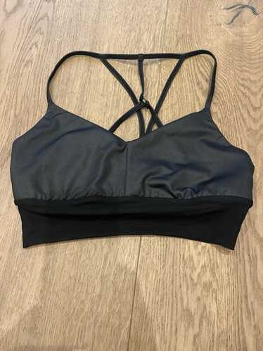 新品 Alo yoga アローヨガ Lavish Bra ブラックXS Alo Yoga womens Lavish sports bras, Black Glossy/Black, X