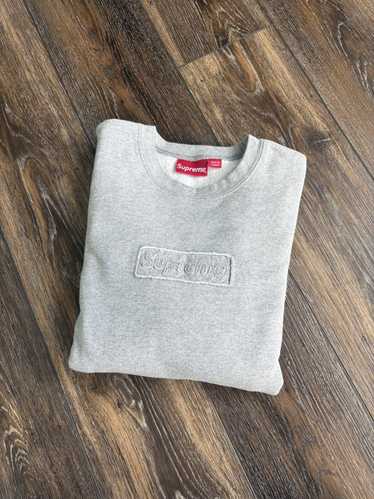 Supreme cutout logo crewneck - Gem