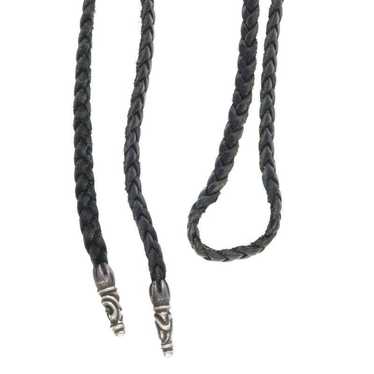 【正規品】CHROME HEARTS BRAID TNY SCROLL Chrome hearts leather braid - Gem