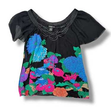 E3231◾️ヴィヴィアンタム オリエンタル柄シアータンクトップ　ノースリーブ NEW ARRIVAL | vivienne tam