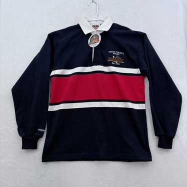 ウェア USED BARBARIAN RAGUBY WEAR Barbarian Rugby Wear Red White Blue Rugby Jersey Pullover