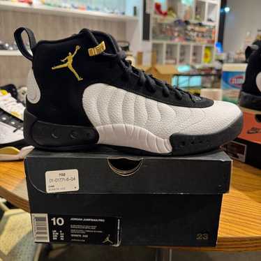 NIKE JUMP MAN PRO 8.5 ホワイト/ゴールド/ブラック Jordan NIKE Jumpman Pro Black/Metallic Gold/White ナイキ