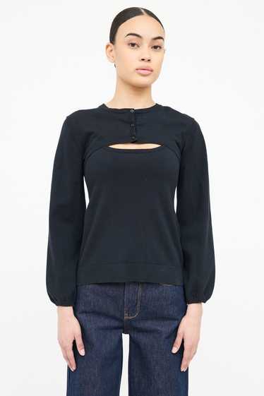 トップス ENFOLD LAYERED CARDIGAN Enfold layered cardigan knit - Gem