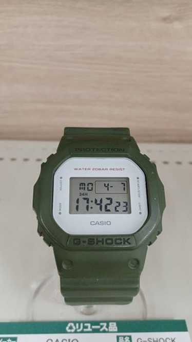 G-SHOCK DW-5600M ミリタリー　カーキ スクエア　コンパクト DW-5600M-3JF | CASIO