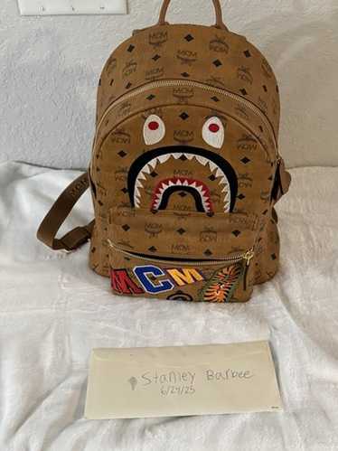 MCM X BAPE® SHARK STARK BACKPACK　値下げ可 A BATHING APE - :: BAPE / MCM Shark Stark Backpackの通販 by