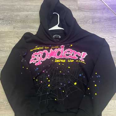 Sp5der p*nk パーカー　スパイダー　GROW AROUND 購入品 スパイダー P*NK V2 パーカー ブラック メンズ - FW23 - JP