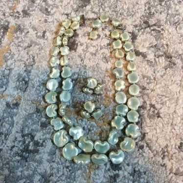 Vintage Vogue 2-strand beaded necklace, 1960s, signed… - Gem