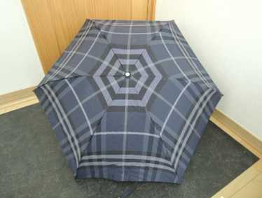 Burberrys 90's ノバチェック オーロラ社製 アンブレラ 未使用 Burberry's バーバリー ネイビー ノバチェック 全長89cm