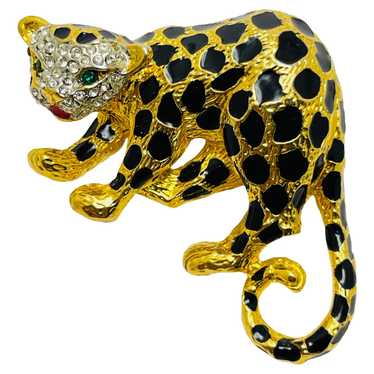 高評価！」注目のレビュ Panther 豹 エナメル ジルコニア