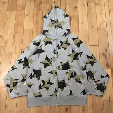 A Bathing Ape パーカー 星柄