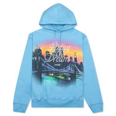 【AWAKE NY】PRINTED CHARM LOGO HOODIE STEEL BLUE Printed Charm Logo Hoodie - Steel Blue – Feature