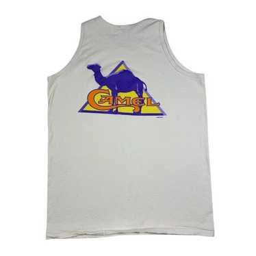 5WB671【90s】vintage CAMEL ロゴ　タバコ　タンクトップ Vintage 90s Camel Cigarette Promo Deadstock tank top Size XL