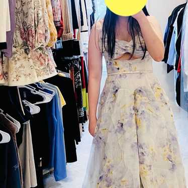 【Zimmermann】LYRICAL MIDI DRESS シフォン ミディドレス Zimmermann Rhiannon Tie Neck Midi Dress | forward | REVERSIBLE