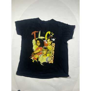 TLC ‘No Scrubs’ vintage rap tee/ bootleg Used TLC 'No Scrubs' Rap Tee XL Vintage 2000 Bootleg Faded