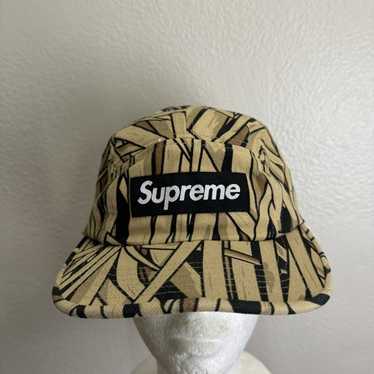 Supreme Grid Camo Camp Cap オリーブ 14ss Supreme olive hat - Gem