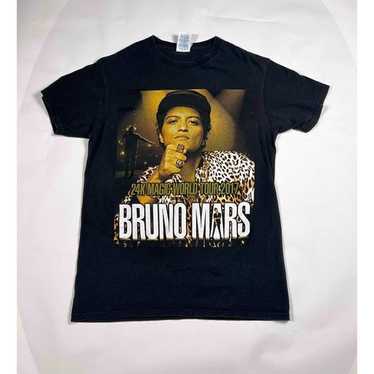 ブルーノマーズ 24Kmagic world tour2018 ツアーTシャツ Bruno Mars Shirt Mens Small Black 24K Magic World Tour