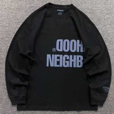 Neighborhood Men's Long Sleeve LS-11 T-Shirt in Black