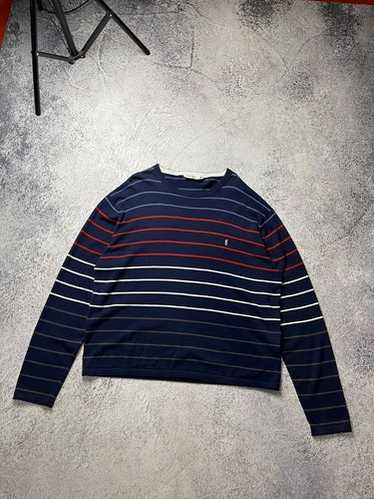 SAINT LAURENT ストライプ クルーネック トレーナー SAINT LAURENT ストライプ クルーネック トレーナー SAINT