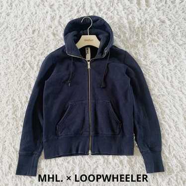 LOOPWHEELER×MHL 19AW Cotton Hoodie-Blk/L 450 Loopwheel Hoodie in Ink Black – Blue Owl Workshop