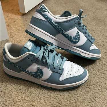 Size 7 - Nike Dunk Low Blue Paisley W for sale online | eBay
