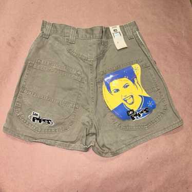 1990s Lee pipes shorts w表記:34 Vintage 90s Lee Pipes Light Denim Jean Shorts 34 Waist