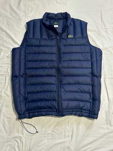 Lacoste mens puffer vest - Gem