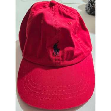 Polo Sport Ralph Lauren Vintage 90s Rare Red Dad Hat Cap