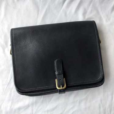バッグ OLD COACH Leather pouch accessory holder Vintage Coach Accessory Pouch Vanity Logo Charm Leather