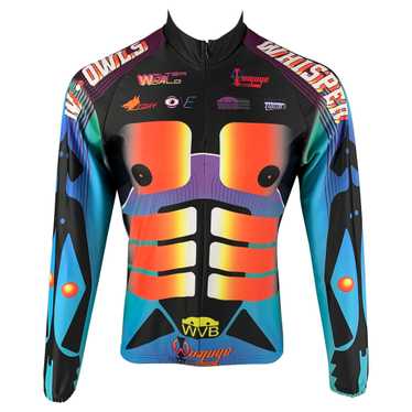 Walter Van Beirendonck W&LT black plastic bomber — spring