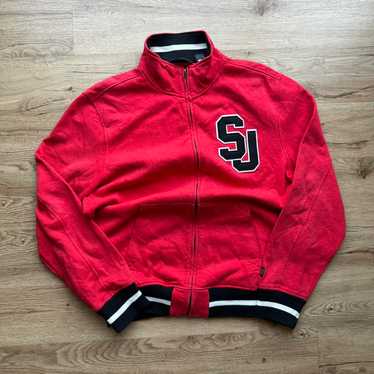 Sean John ウール スタジャン 2XL Sean John Blue Letterman Style Leather Jacket Size 2XL | eBay