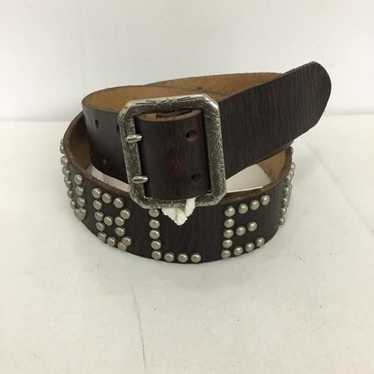Rrl studded leather belt - Gem