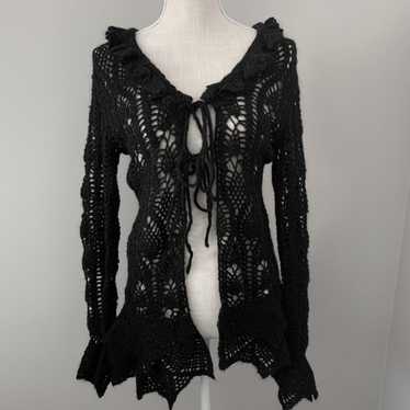 トップス Hysteric Glamour Patterned Knit Cardigan Hysteric Glamour Grunge Pops Cowichan Cardigan Sweater Small