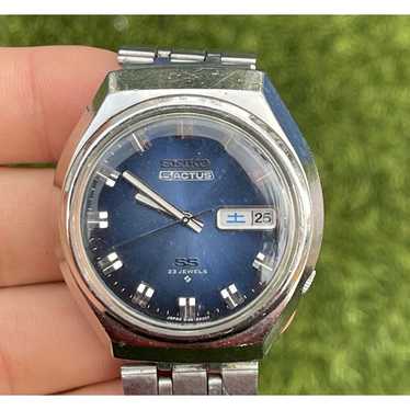 タク SEIKO ACTUS SS 21JEWELS Vintage Vintage SEIKO 5 Actus R Automatic Day Date 21 Jewels SR Sky