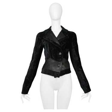 John galliano black jacket - Gem