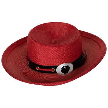 Yves saint laurent red hat - Gem