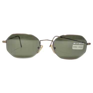 90s giorgio armani arch sunglasses 鼈甲 ARMANI Vintage Sunglasses Rare Oval Round Gold Eagle Giorgio