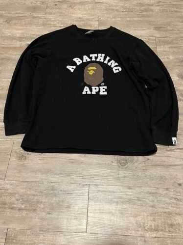 【A・BATHING APE】BAPE LOGO LONG TEE 90s Bape vintage 90s a - Gem