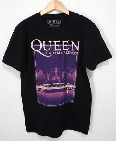 ADAM LAMBERT アダム ランバート ツアーTシャツ　QUEEN Queen + Adam Lambert】公式限定Tシャツ ブラック THE RHAPSODY