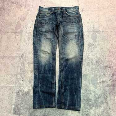 archive EDWIN grunge damage denim Y2K - メルカリ