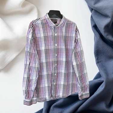 Vintage Button Up/ Vintage Liz Claiborne/ Linen Shirt