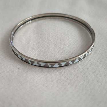 Hermes enamel uni bangle - Gem