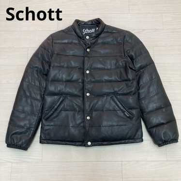 日本限定 Schott down Gem - leather jacket ジャケット・アウター