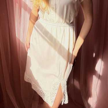 Vintage 1940s slip white - Gem