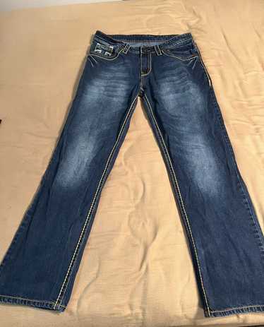 USA TRUE RELIGION joey デニム 濃紺 太ステッチ y2k s-l500.jpg