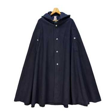 ジャケット・アウター Vintage 60's Wool Hooded Poncho Cape 2025 Vintage Poncho Men Oversized Hooded Irregular Cape