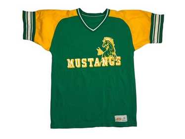 vintage russell athletic 70s gold tag t-shirt youth size