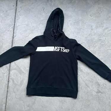 【関税込み】MSFTSREP LOGO HOODED SWEATER MSFTSrep Hoodie with Contrast Max Print men - Glamood Outlet