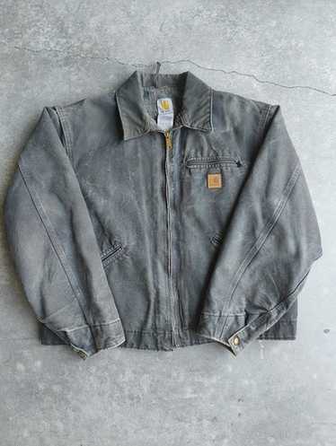 ジャケット・アウター Ounce Detroit Jacket (charcoal) Carhartt Detroit Jacket J97 PTL Petrol Faded Distressed