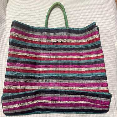 Agnes b. raffia tote - Gem